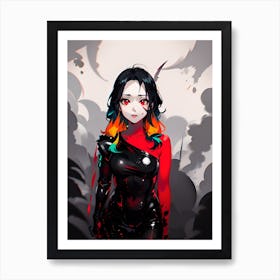 Anime Girl 1 Art Print