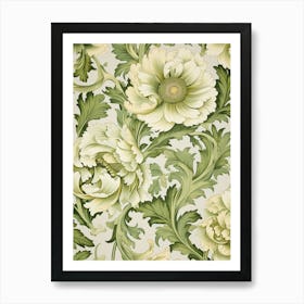 Floral Wallpaper 18 Art Print