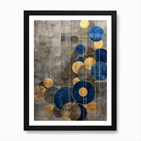 Abstract Circles 77 Art Print