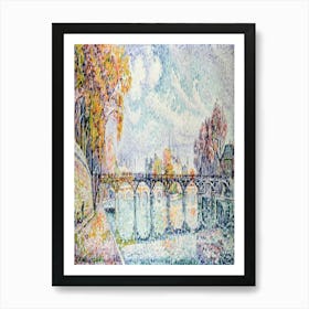 Le Pont Des Arts (1928) Paul Signac Art Print