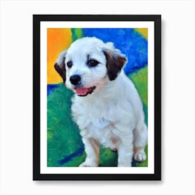 Portuguese Podengo Pequeno Fauvist Style Dog Art Print