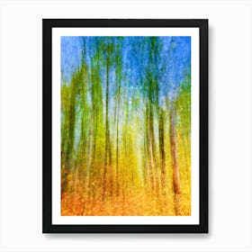 Dusk In The Forest Art Print