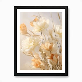 Boho Dried Flowers Freesia 2 Art Print