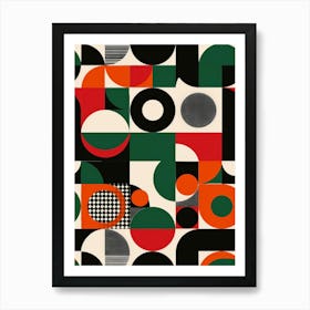 Abstract Geometric Pattern 7 Art Print