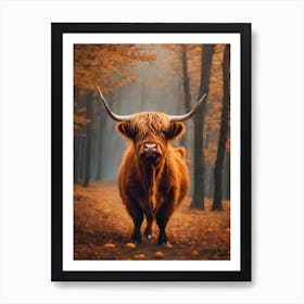 Highland Cow 24 Art Print