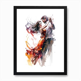 Dancing Couple Art Print