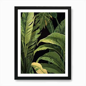 Tropical Leaves 6 Art Print