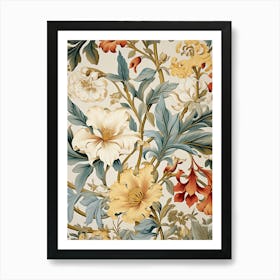 Floral Wallpaper 213 Art Print