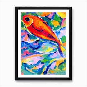 Grouper Matisse Inspired Art Print