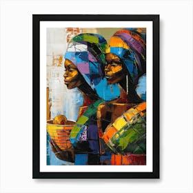 African Woman African Culture 5 Art Print