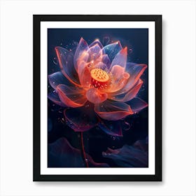 Lotus Flower 60 Art Print