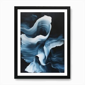 'Blue Wave' 7 Art Print