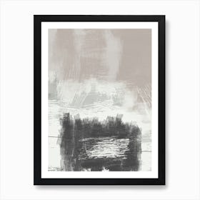 Abstract Brush Painting Art Print