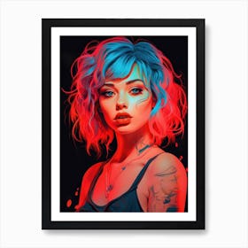 Beautiful Woman Art Print