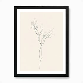 Flower Drawing 1 Art Print