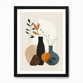 Cute Abstract Objects Collection 5 Art Print
