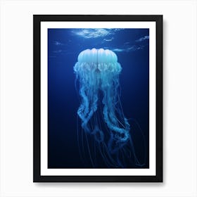 Irukandji Jellyfish Ocean Realistic 2 Art Print