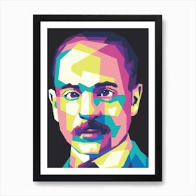 Wpap Rainer Maria Rilke Popart Art Print