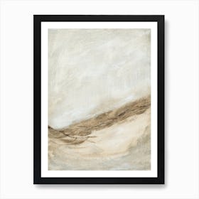 Tempting No2 - Neutral Earth Tone Abstract Painting Art Print