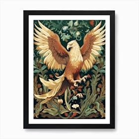 Griffin Floral 2 Art Print