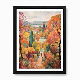 Autumn Gardens Painting Giardino Di Boboli Italy 2 Art Print