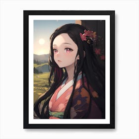 Demon Slayer Nezuko Kamado (151) Art Print