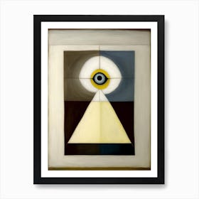 Balance, Symbol, Third Eye Rothko Neutral Art Print