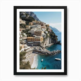 Summer In Positano Painting (24) 1 Art Print