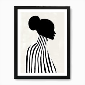 Girl Minimalist Art Print