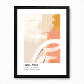 World Tour Exhibition, Abstract Art, Paris, 1960 4 Art Print