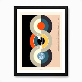 BAUHAUS | LOGO CIRCLES Art Print