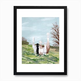 Sanyo Llama Art Print