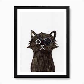 Fury Cat Art Print