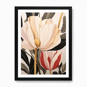 Flower Illustration Tulip 1 Art Print