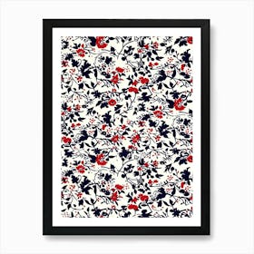 Floral Oasis London Fabrics Floral Pattern 3 Art Print