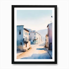 Street In Valencia Art Print