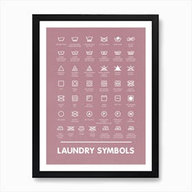 Laundry Made Easy Bohemian   Purple Art Print