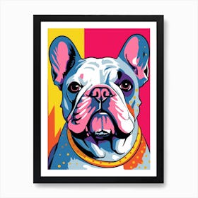 Pop Art French Bulldog 1 Art Print