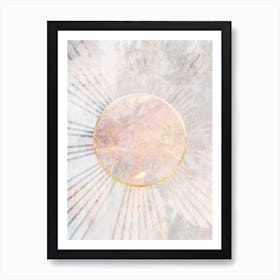 Sun camouflage Art Print