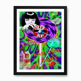 Katchup Baby! Pulp Fiction AF Art Print