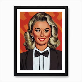 Dorothy Malone Illustration Movies Art Print