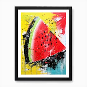 Watermelon Harmony Art Print