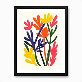 Flowers By Michelangelo Art Print