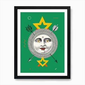 The Sun Tarot Card Art Print