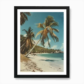 Palm Trees On The Beach III Art Print