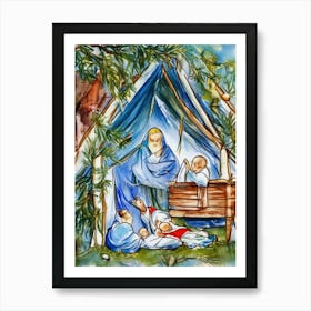 Nativity Scene 28 Art Print