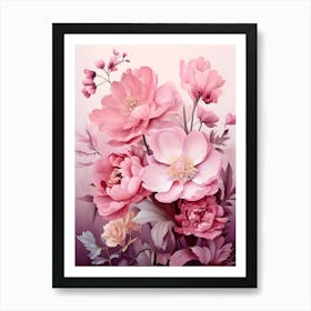 Pink Flowers 22 Art Print