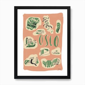 Welcome Oslo Art Print