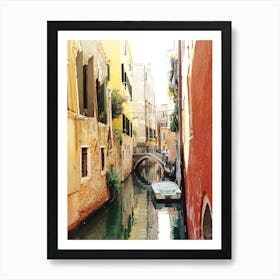 Canal In Venice Art Print