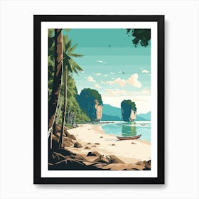 Thailand Beach - Krabi Art Print